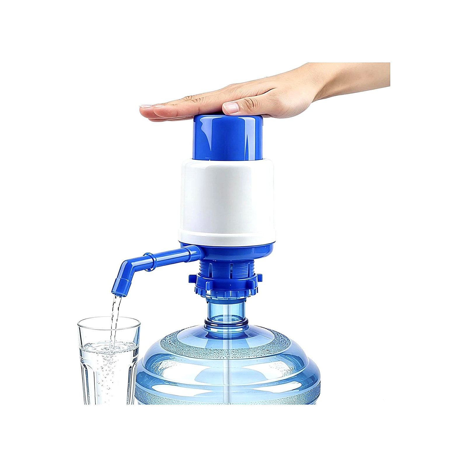 Manual water pump - front view
